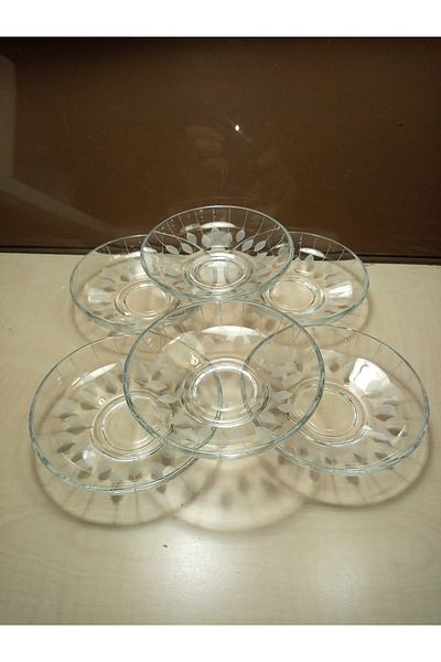 Paşabahçe طبق شاي ديكور اللوز