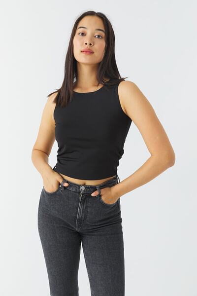 urban focus O Neck Crop Tank Top
