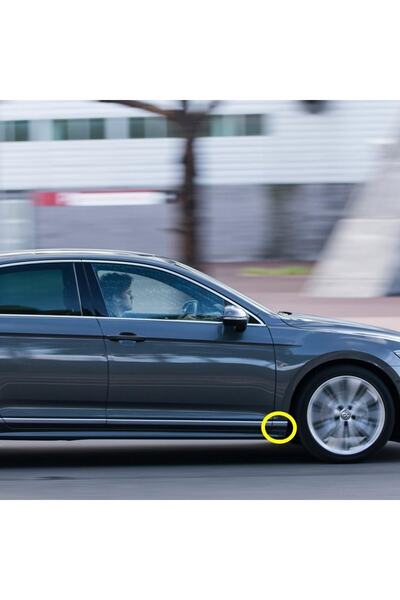 AFT Vw Passat B8.5 2020-2022  Uyumlu   Sağ Marşpiyel Ön Uç Çıtası Krom 3g0853...