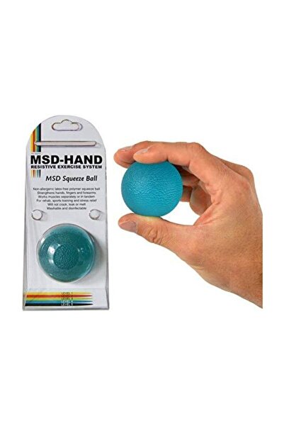 Genel Markalar Msd (mvs) Mavi Squze Ball Silikon El Egzersiz Topu