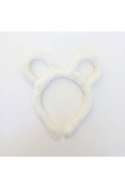 Alingo Furry Mickey Model Ecru Children's Crown