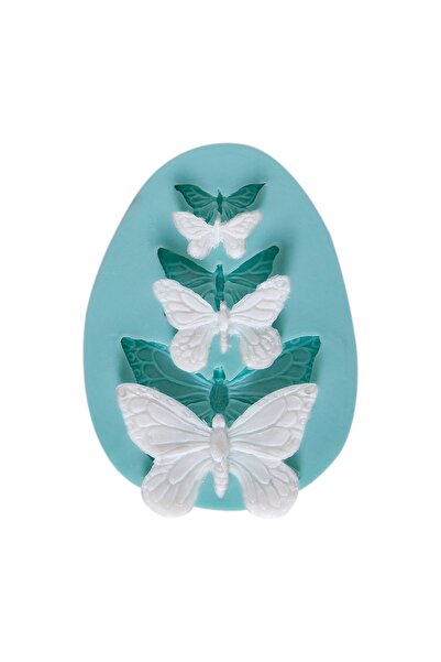 Kurdelya Üçlü Kelebek Silikon Kalıbı