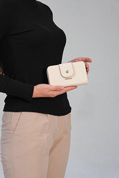 Just Polo محفظة نباتية نسائية سوداء بسعة 20 بطاقة، 2 حجرة + حجرة للعملات المع...