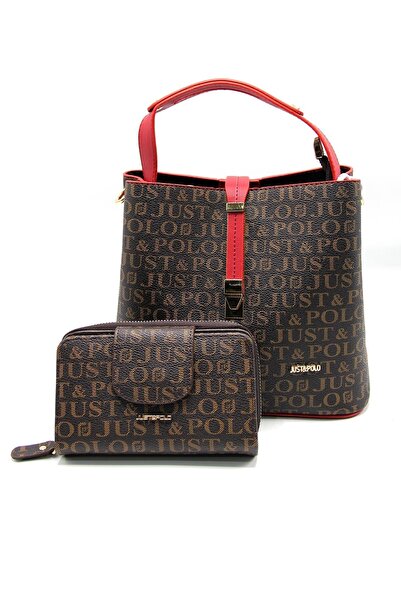 Just Polo Printed Patterned Special Series Bag Wallet Combination 2055-gd-10
