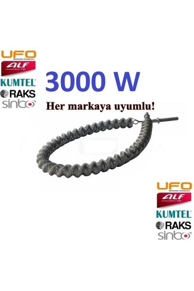 Çetinler 3000 Watt Ufo Kumtel Infrared Elektrikli Isıtıcı Soba Teli Rezistansı