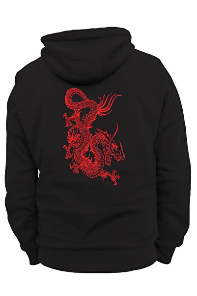 remonz Dragon Printed 3 Ipl. Ανυψωμένο 100% βαμβάκι, φλις εσωτερικά, πολύ χον...