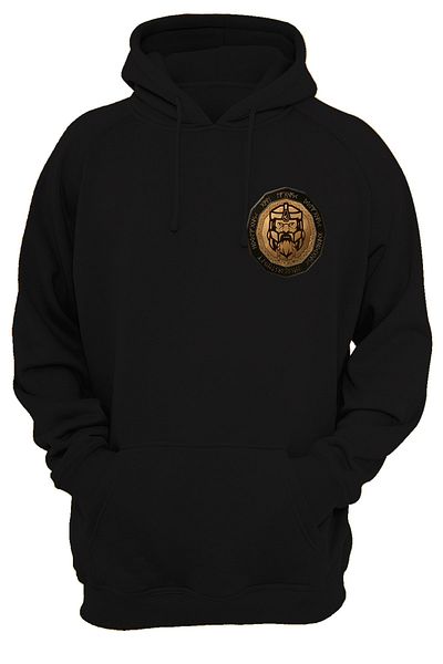 remonz Lotr Lord of the Rings Dwarf Printed 3 Thread Raster Fleece Παχύ εσωτερικό 600 gr Hoodie