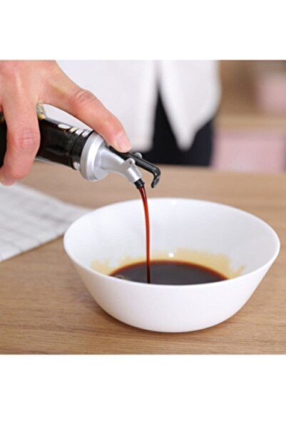 AKDAG HOME 3 Adet Kapaklı Şişe Ucu Servis Aparatı Damlalık Yağdanlık Tıpa Tapa Mantar