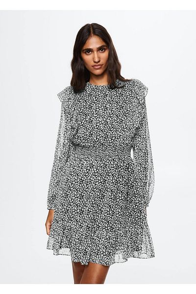 MANGO Woman Rochie scurtă cu model