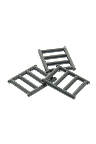 LEGO Original Custom Accessory Moc Minifigure Bar 1 X 4 X 3 Finger Dark Grey 4 Pieces to Send
