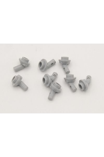 LEGO Original Custom Accessory Moc Mini Figure Bar 1l Angled Bar Light Gray 2 Pieces Will Be Sent