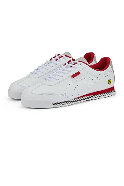 Puma Ferrari Roma Via Perf Unisex Beyaz Spor Ayakkabı 30703204