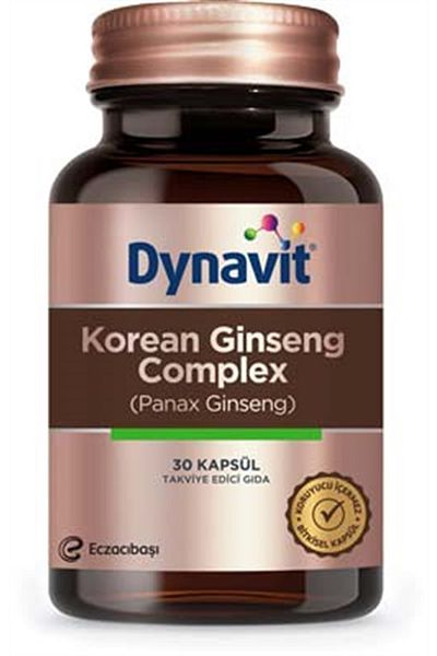 Dynavit Korean Ginseng (panax Ginseng) 30 Capsules