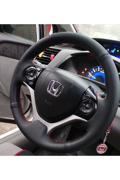 dk direksiyon Kaplamacı Honda Civic Fb7 Araca Özel Direksiyon Kılıfı