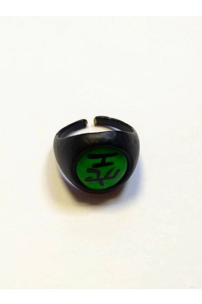 Touz Naruto Itachi Anime Ring - Black Green