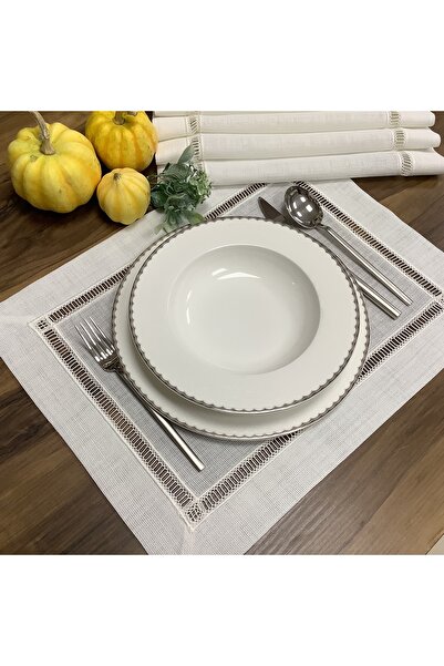 OYA home Kolberli Amerıkan Servis Seti -6 Parça