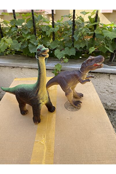 u-toys Trex Ve Dino 2 Li Set Buyuk Dinazor Set Soft Dinazor Set