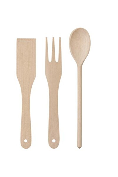 IKEA مجموعة أدوات المطبخ المكونة من 3 قطع من خشب الزان Cfinstore