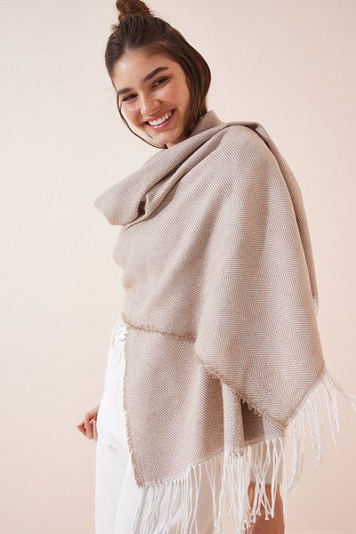 Happiness İstanbul Schal - Beige - Casual