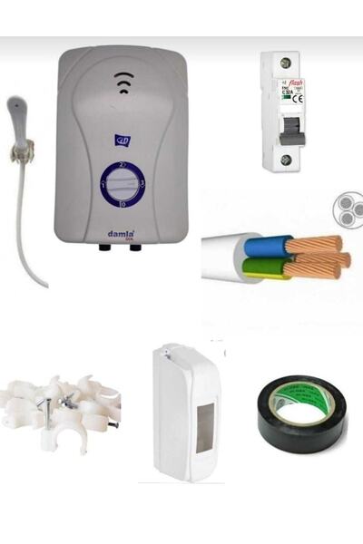 Damla Ideal Elektrıklı Şohben 9 Mt Kablolu Orjınal Set