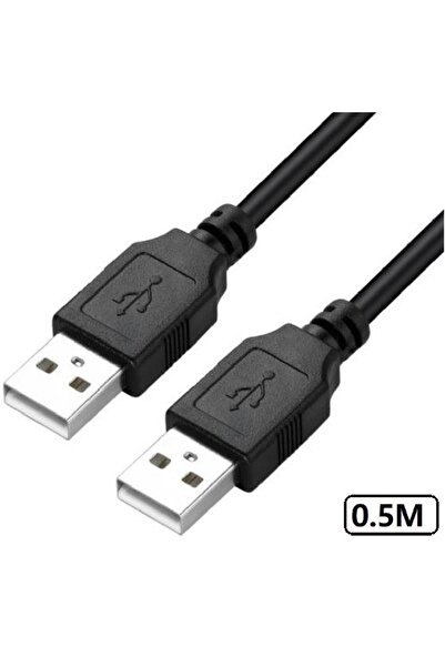Alfais 5247 Usb Uzatma Kablosu 0.5 Metre Uzatıcı Iki Ucu Erkek Erkek 50cm