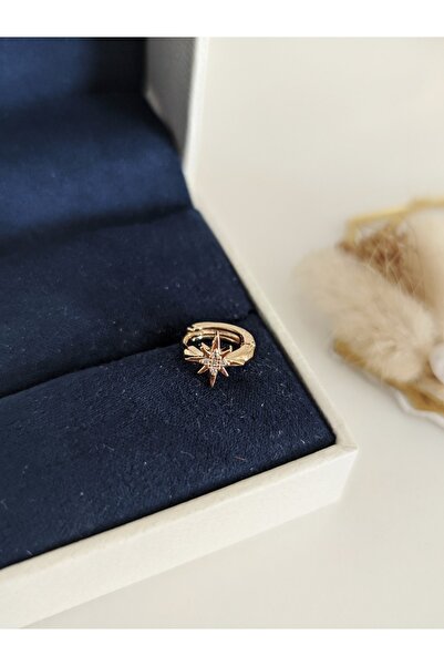 SU PERİSİ TAKI BİJUTERİ Cerrahi Çelik Gold Halka Kuzey Yıldızı Piercing, Tragus