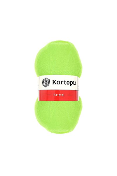 Kartopu Kristal K448 Neon Sarı El Örgü Lif Ipi 100gr