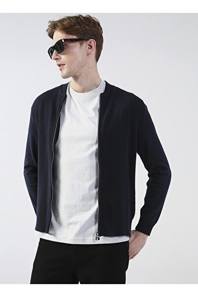 U.S. Polo Assn. Чоловічий темно-синій светр-кардиган Basic