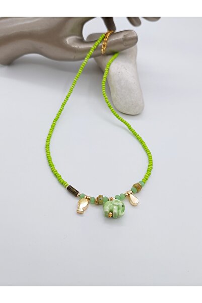 takitokaciniz Fil Figürlü Etnik Kadın Kolye