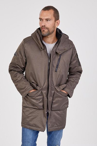 Kevin Ανδρικό φούτερ Parka K207 Γκρι