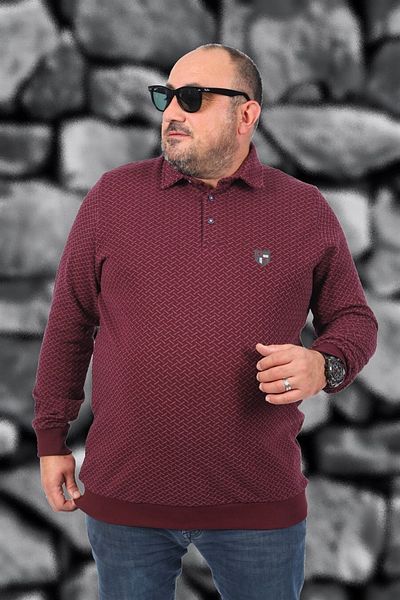 MocGrande Plus Size Polo Collar Sweat Impact Mc 22717