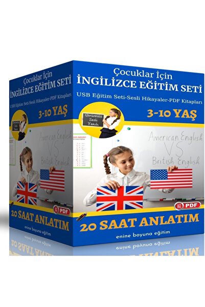 Enine Boyuna Eğitim مجموعة تعليم اللغة الإنجليزية للأطفال (20 ساعة من السرد)