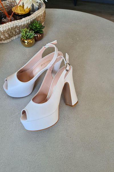 Topukla Footwear 036 4154 Pantofi de seară de piatră cu platformă cu toc înalt
