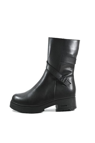 Beety 22bk57.7506 Дамски ботуши с цип, черни, от естествена кожа