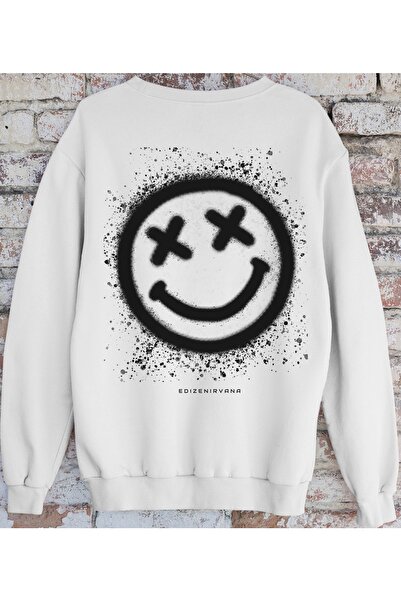 Edizen Hanorac oversize cu imprimeu dublu super premium unisex