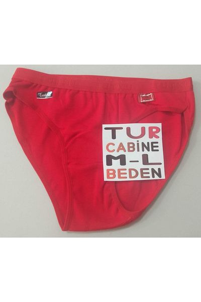 Tutku Lenjerie de corp Lenjerie de corp Chiloți pentru femei bumbac culoare roșie 1 bucată