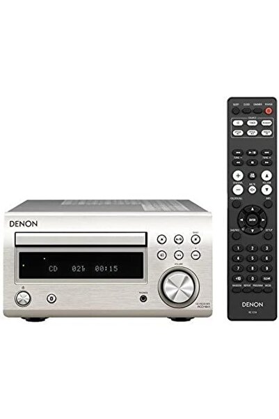 Denon Rcd M 41 Micro Hifi Cd&bluetooth Receiver Silver