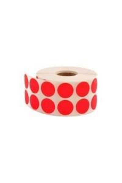 Tanex 20 mm Red Dot Label - 2500Pcs