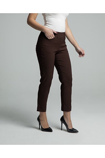 Monmark Phia Cropped Viskon Kahve