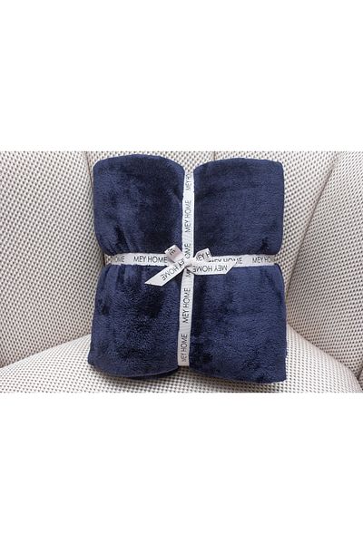 MEYHOME Double Wellsoft Blanket (DARK BLUE) 200x220 Cm