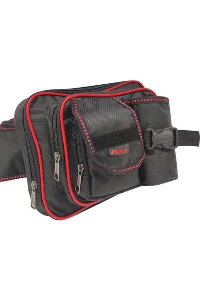 Prosev Omuz Çantası Siyah Kırmızı