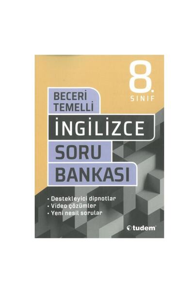 Tudem Yayınları 8 Sınıf Ingilizce Beceri Temelli Soru Bankası