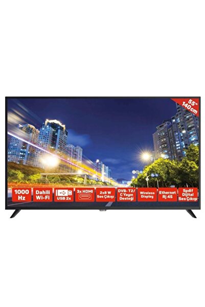 Hi-Level Hi Level 55'' Ultra Hd Android Smart Led Tv