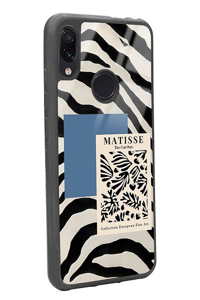 Spoyi حافظة هاتف لامعة بتصميم الحمار الوحشي ماتيس لهاتف Xiaomi Redmi Note 7