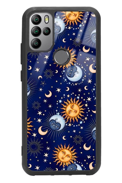 Spoyi General Mobile Gm 21 Pro Moon Sun Pajama Design Glossy Phone Case
