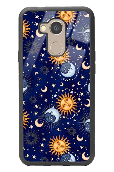 Spoyi General Mobile Gm 8 Ay Güneş Pijama Tasarımlı Glossy Telefon Kılıfı