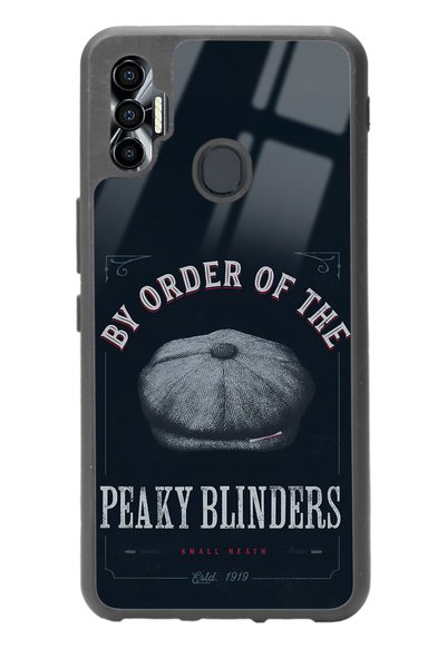 Spoyi Tecno Spark 7 Pro Peaky Blinders Cap Design Glossy Phone Case