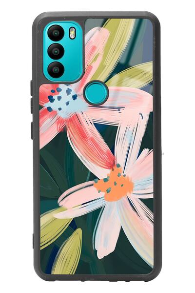 Spoyi General Mobile Gm 21 Plus Watercolor Flower Design Glossy Phone Case