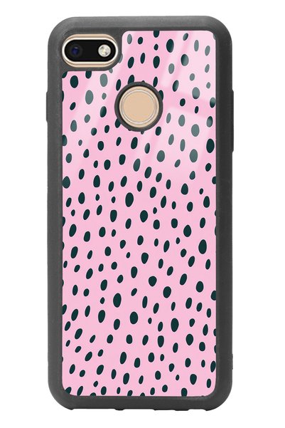 Spoyi General Mobile Gm 8 Go Pink Speckle Design Glossy Phone Case