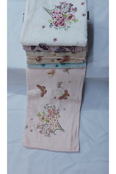 GONCA 3 D Kelebek 3 'lü Bambu El Havlusu